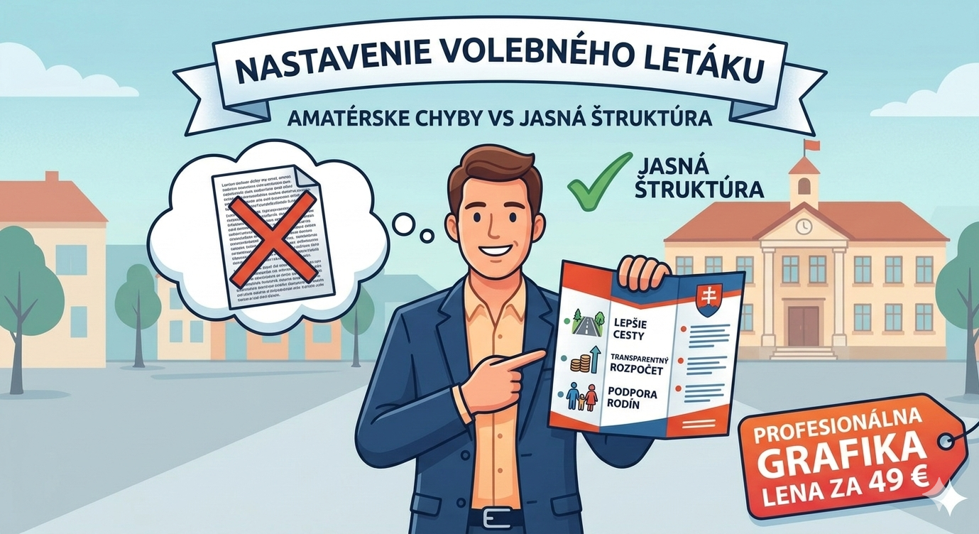 Volebné letáky, ktoré Vám vyhrajú hlasy: Ako zaujať voliča v roku 2026?